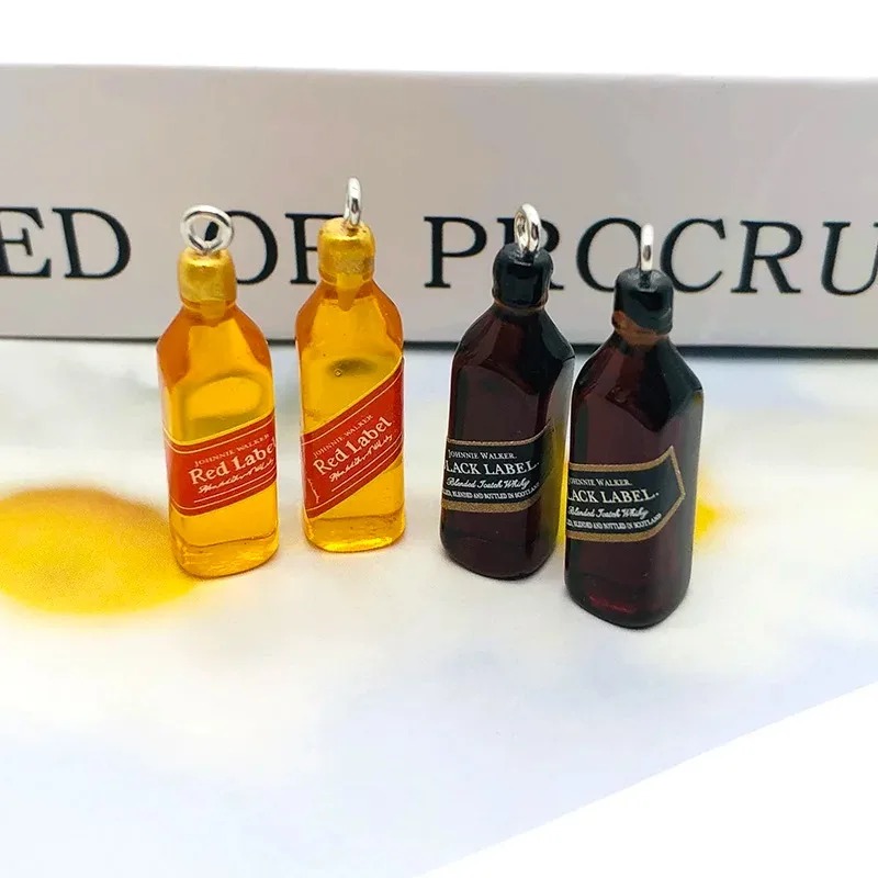 Resin Art Accessories - 10Pcs Tiny Wine Bar Bottle Resin