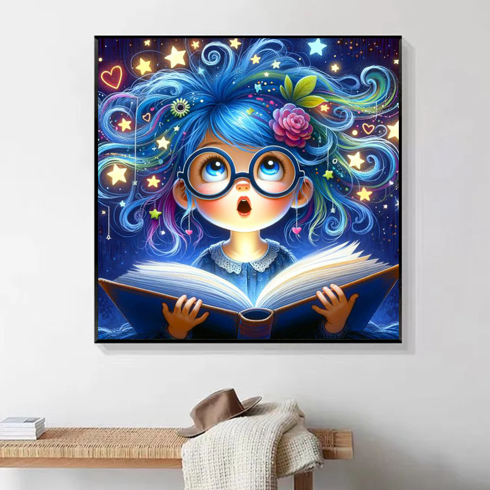 HUACAN Diamond Painting Girl D - Resin Art Guide Book ulasan dan harga