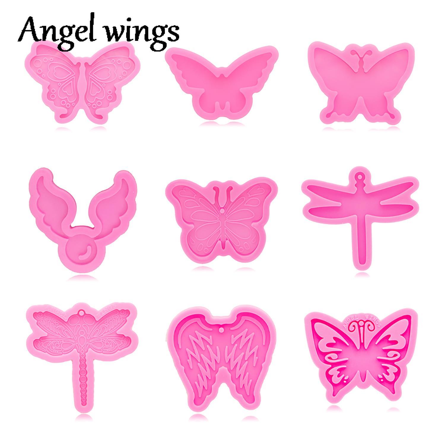 DY1056 Silicone Butterfly/Drag - Resin Art A Keychain ulasan dan harga