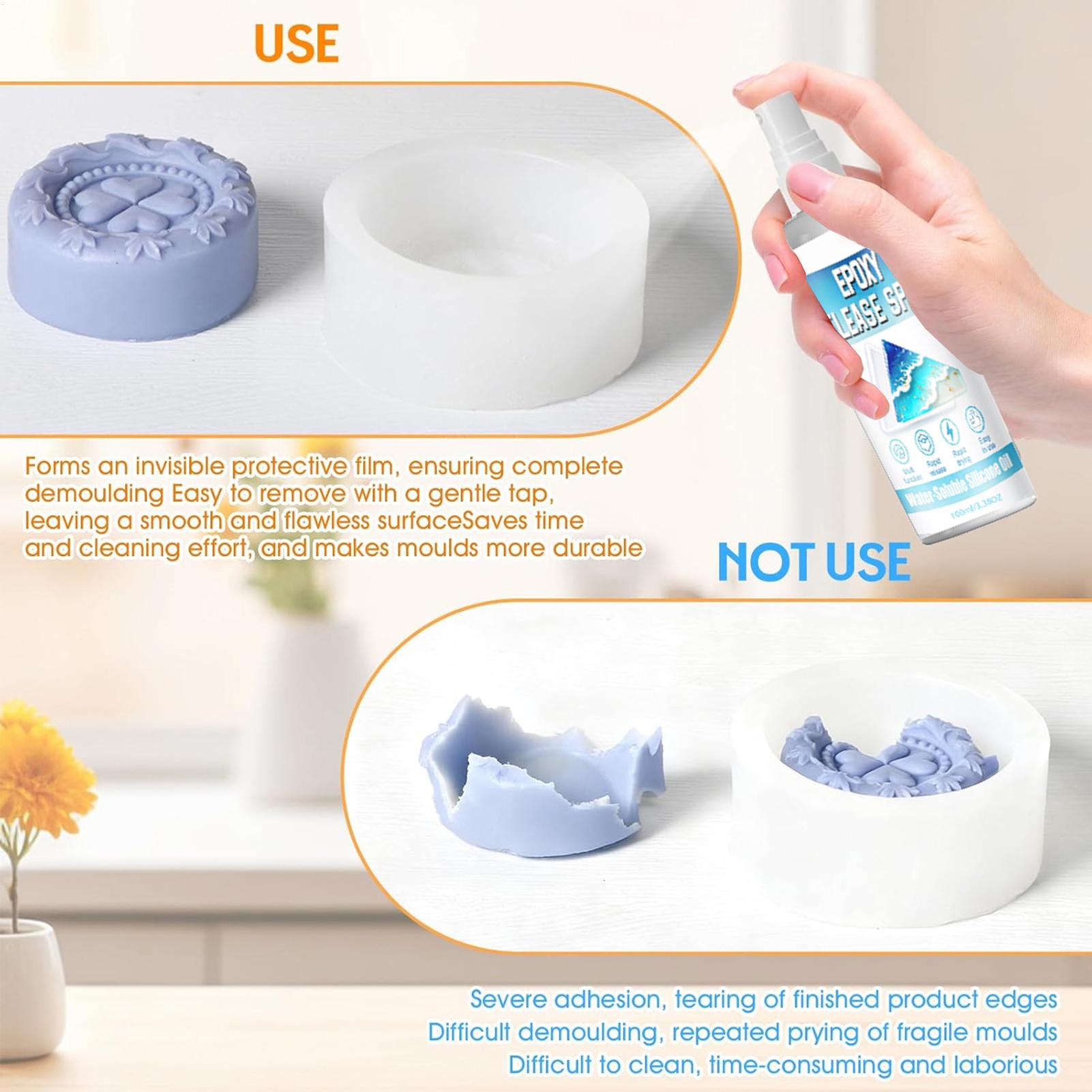 100ml Silicone Release Spray E - Resin Art Tools ulasan dan harga