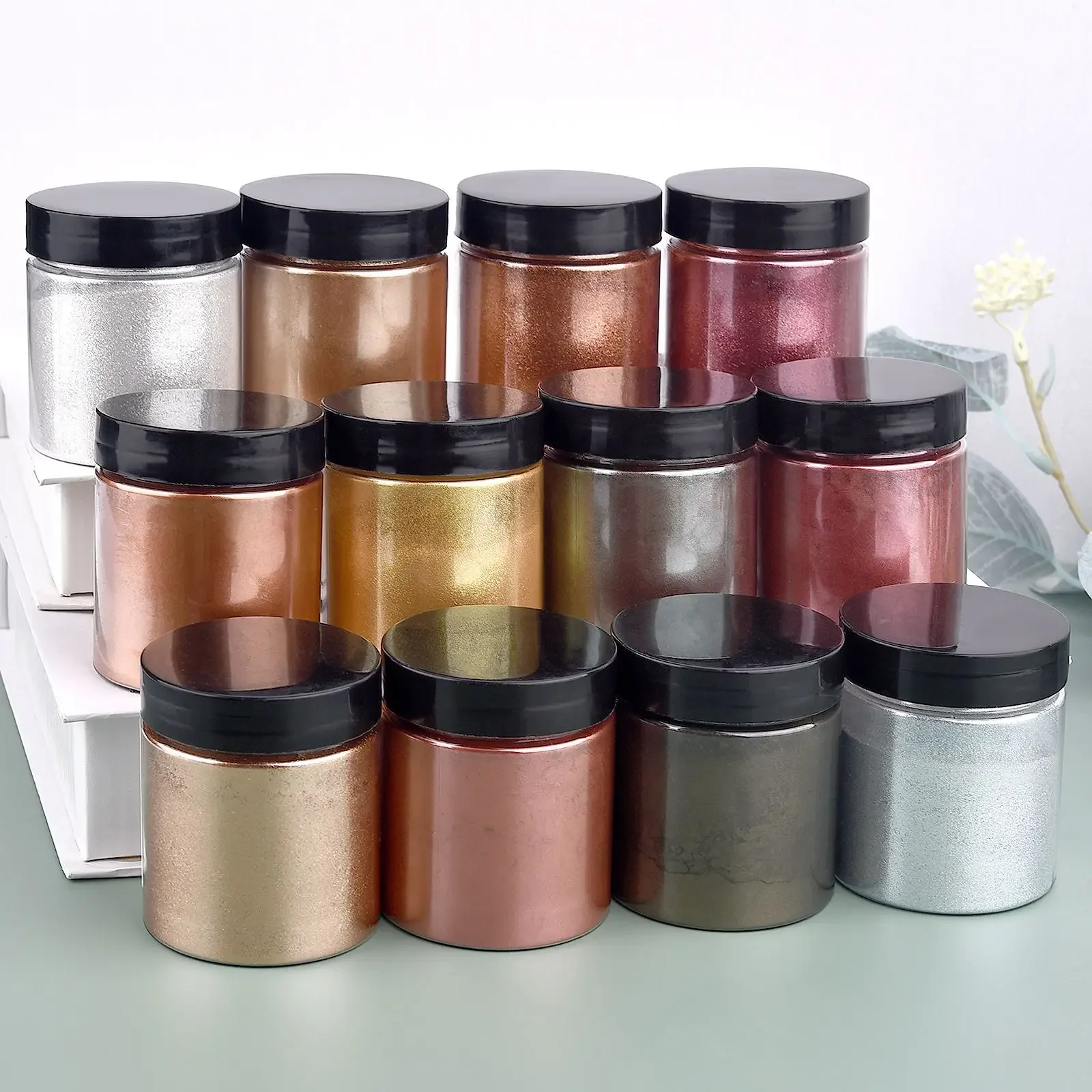 50g/Bottle Metallic Glitter Po - Glitter Powder Resin ulasan dan harga