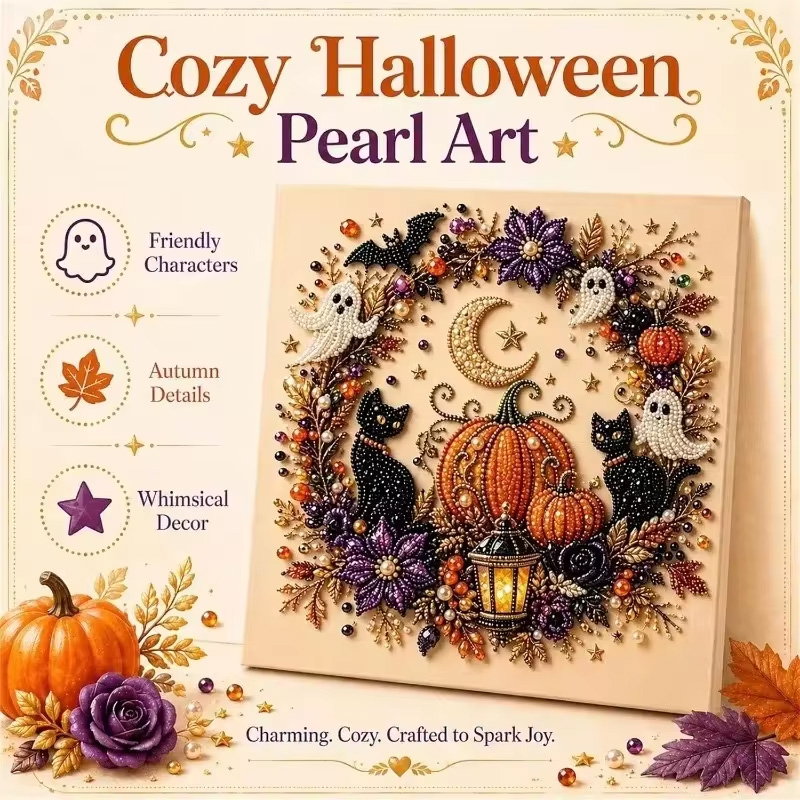 @Halloween Ghost Pearl Art Kit - Resin Art Kit For Beginners ulasan dan harga