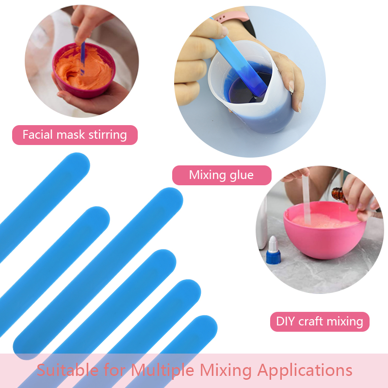 Silicone Stir Sticks Reusable  - Glitter Powder Resin ulasan dan harga