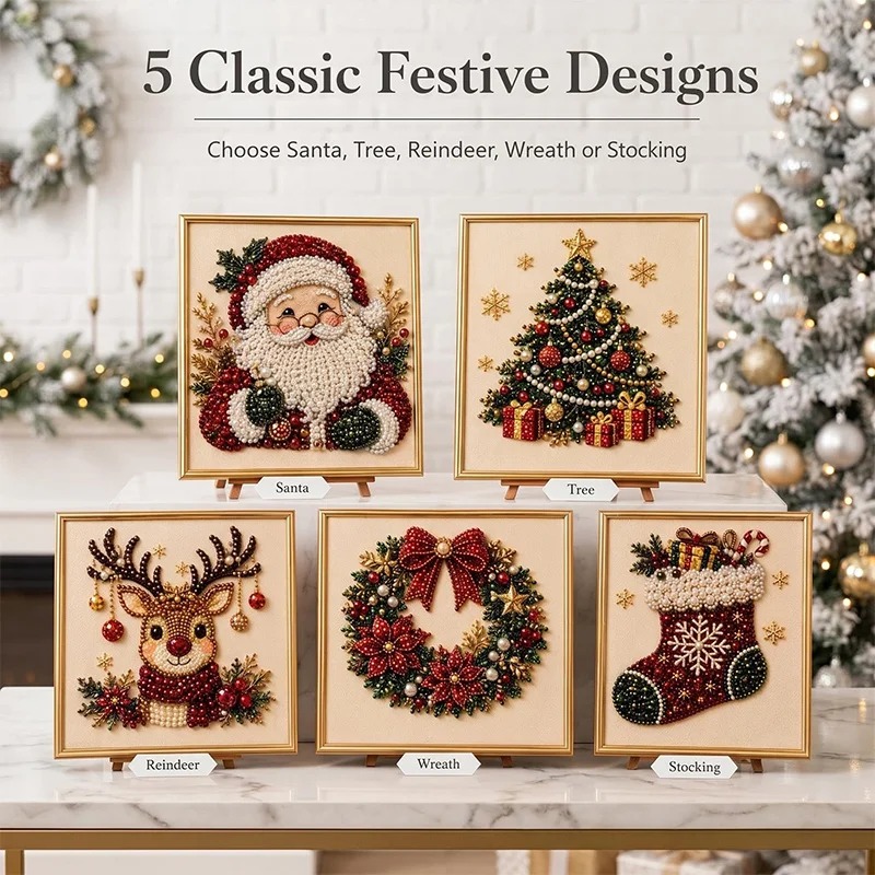Christmas Pearl Diamond Painti - Resin Art Kit For Beginners ulasan dan harga