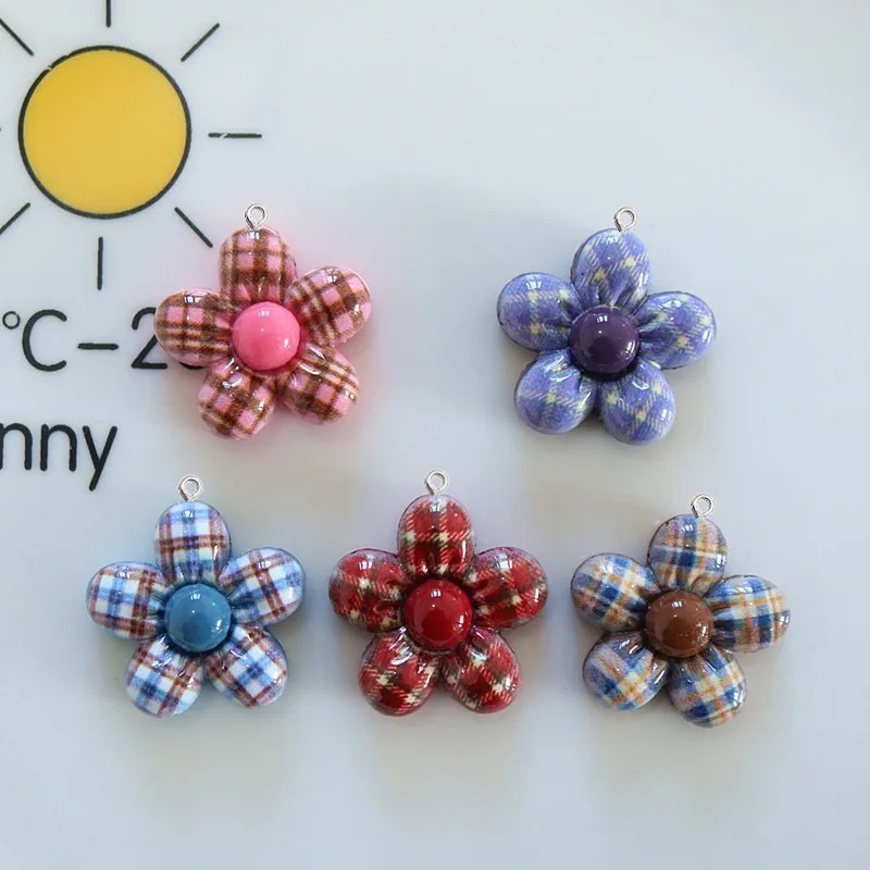 10Pcs Sweet Flower Planar Resi - Resin Art Accessories ulasan dan harga