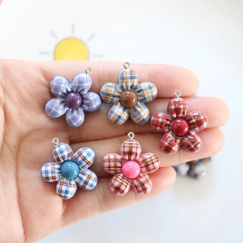 10Pcs Sweet Flower Planar Resi - Resin Art Accessories ulasan dan harga