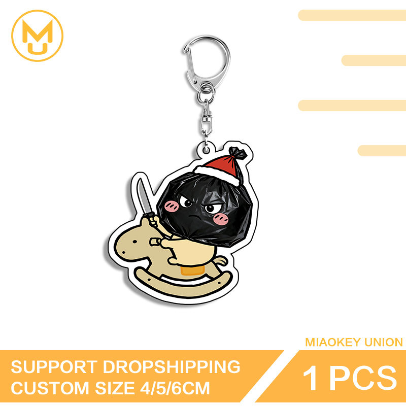 White Hamster Traehest Funny P - Resin Art A Keychain ulasan dan harga