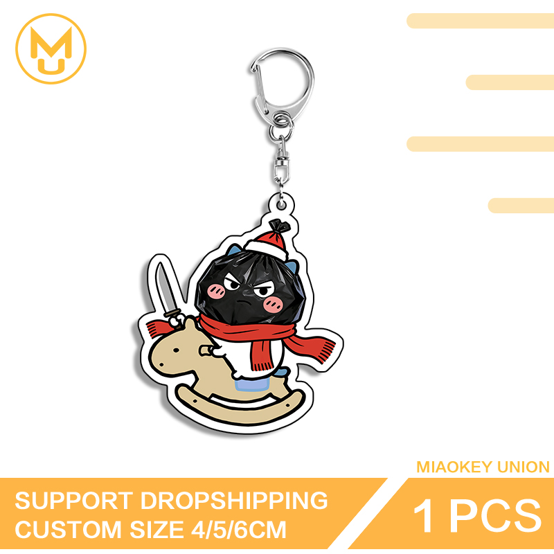 White Hamster Traehest Funny P - Resin Art A Keychain ulasan dan harga
