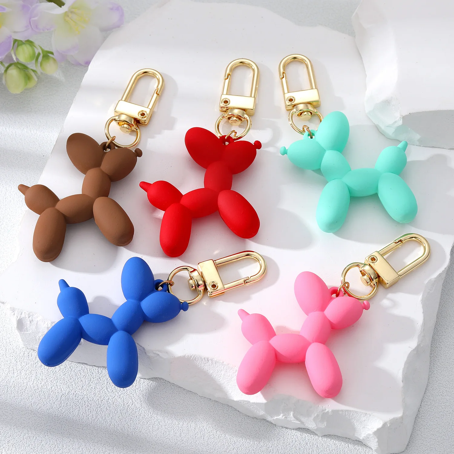 2023 New Fashion Art Trendy La - Resin Art A Keychain ulasan dan harga
