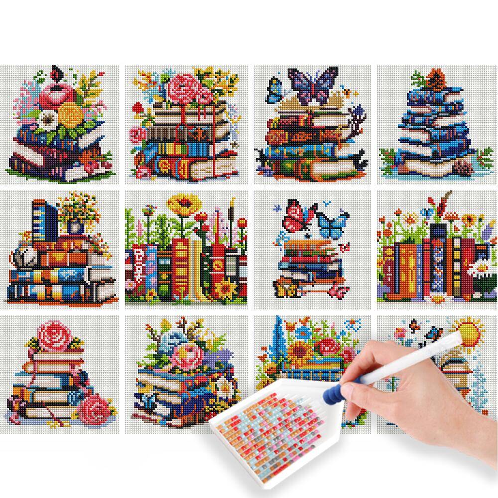 HUACAN 12pcs Landscape Mini Di - Resin Art Guide Book ulasan dan harga