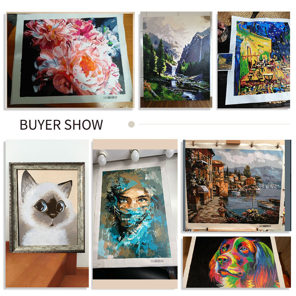 24/36/48 Color Photo Custom Pa - Resin Art On Canvas ulasan dan harga