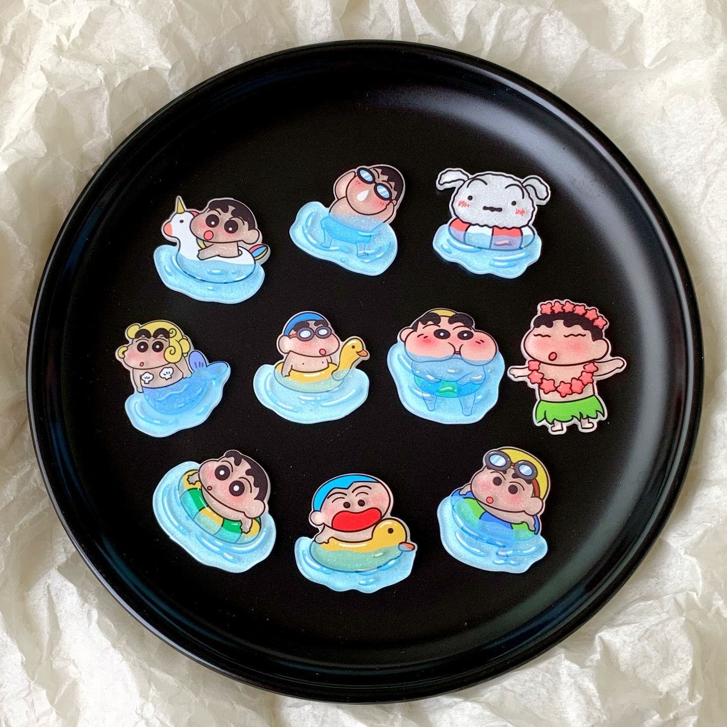 Crayon Shin-chan resin accesso - Resin Art Accessories ulasan dan harga