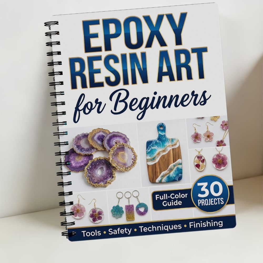 Step-by-Step Epoxy Resin Art H - Resin Art Guide Book ulasan dan harga