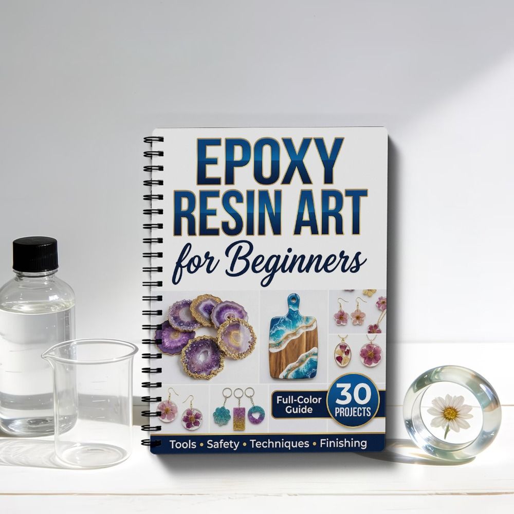 Step-by-Step Epoxy Resin Art H - Resin Art Guide Book ulasan dan harga