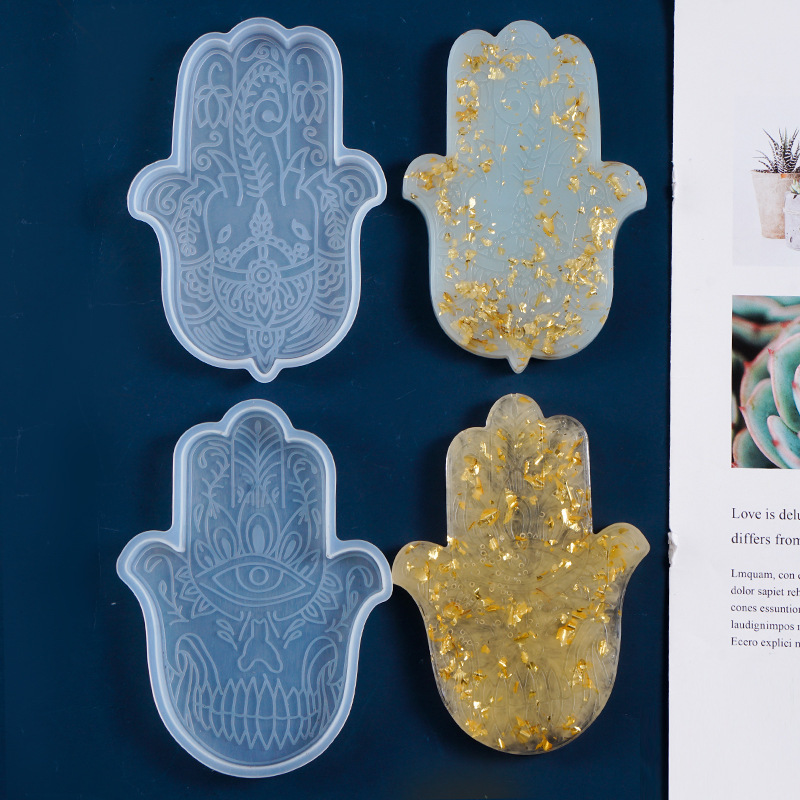 1 Pcs DIY Coaster Hand of Fati - Resin Art Coasters ulasan dan harga