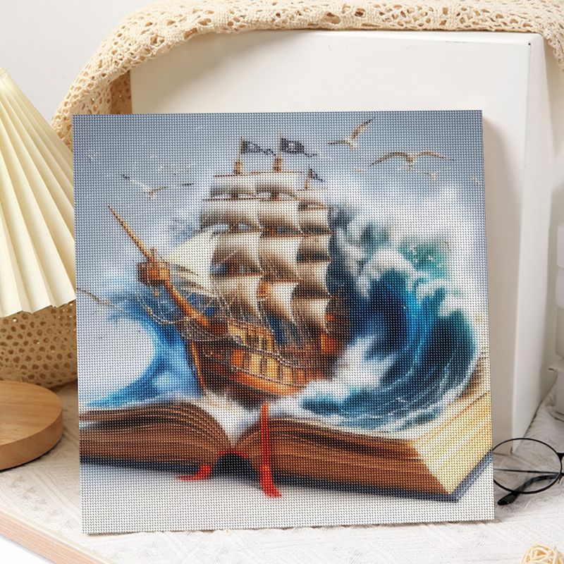 SDOYUNO Diy Diamond Mosaic Boo - Resin Art Guide Book ulasan dan harga