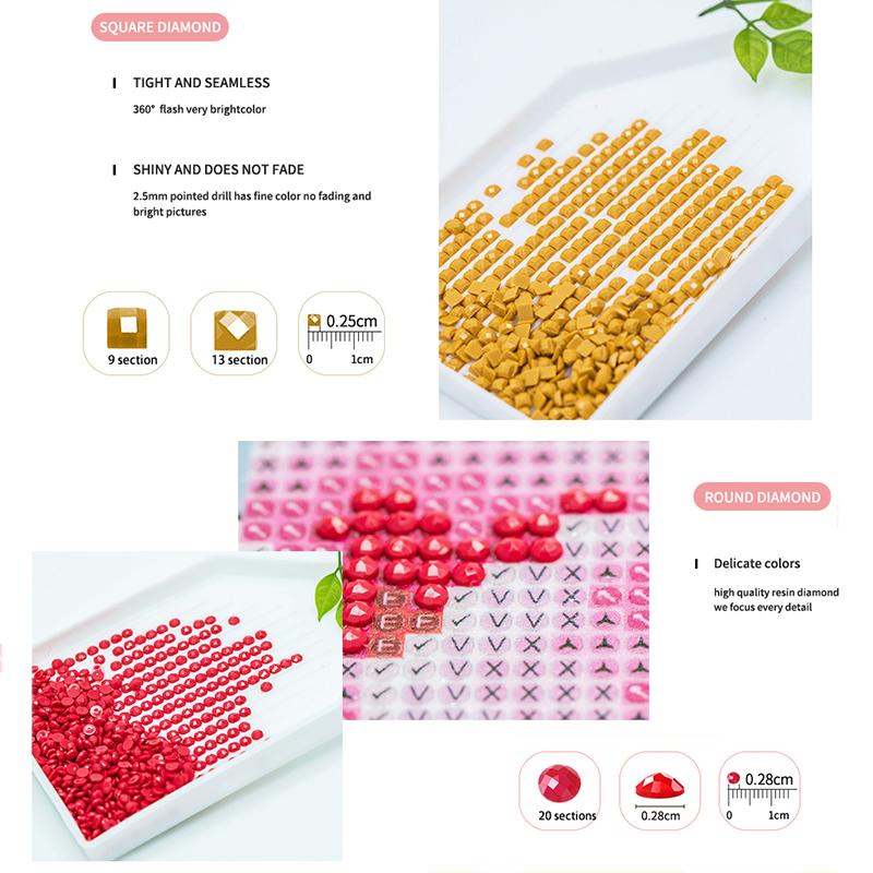SDOYUNO Diy Diamond Mosaic Boo - Resin Art Guide Book ulasan dan harga