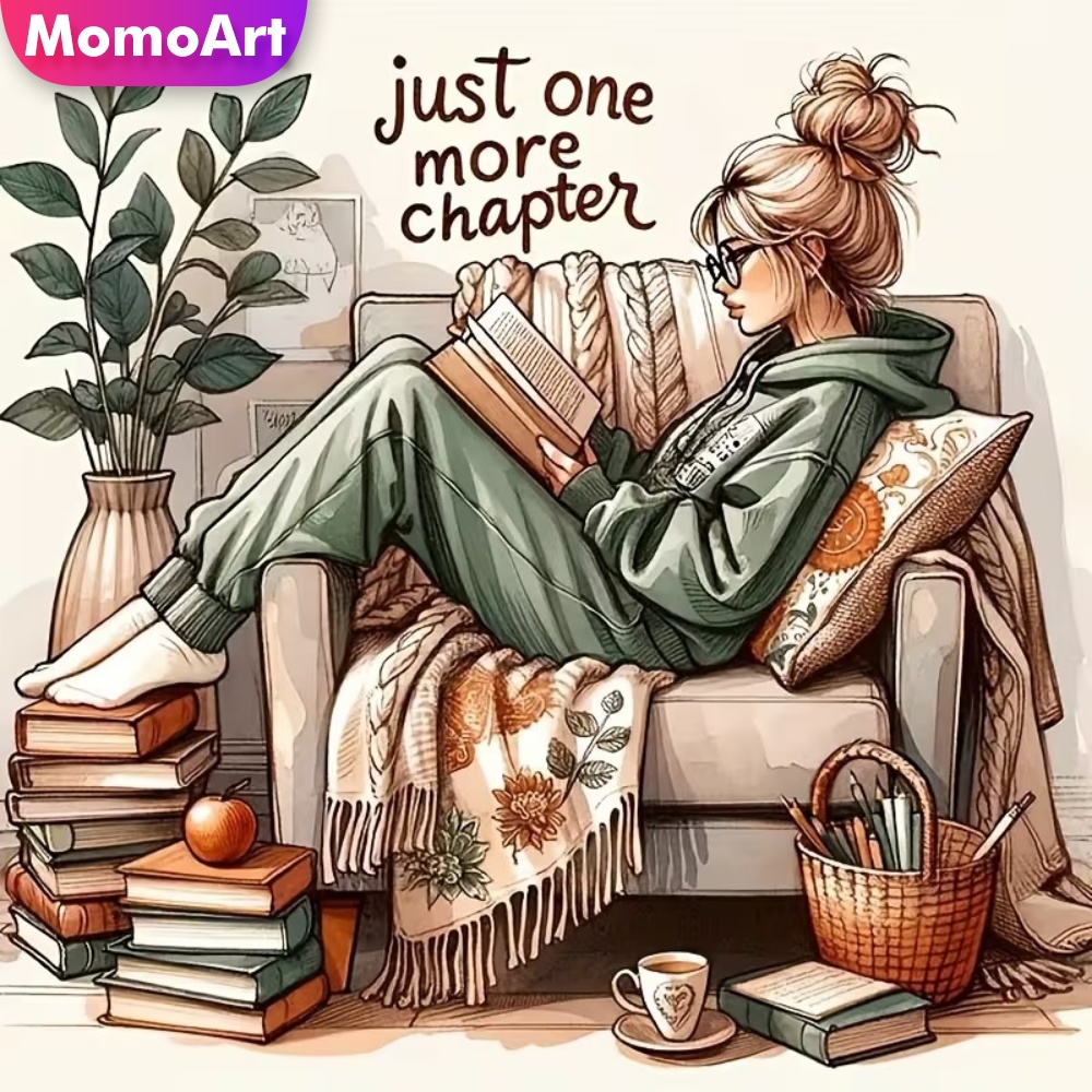 Momoart 5D DIY Diamond Paintin - Resin Art Guide Book ulasan dan harga