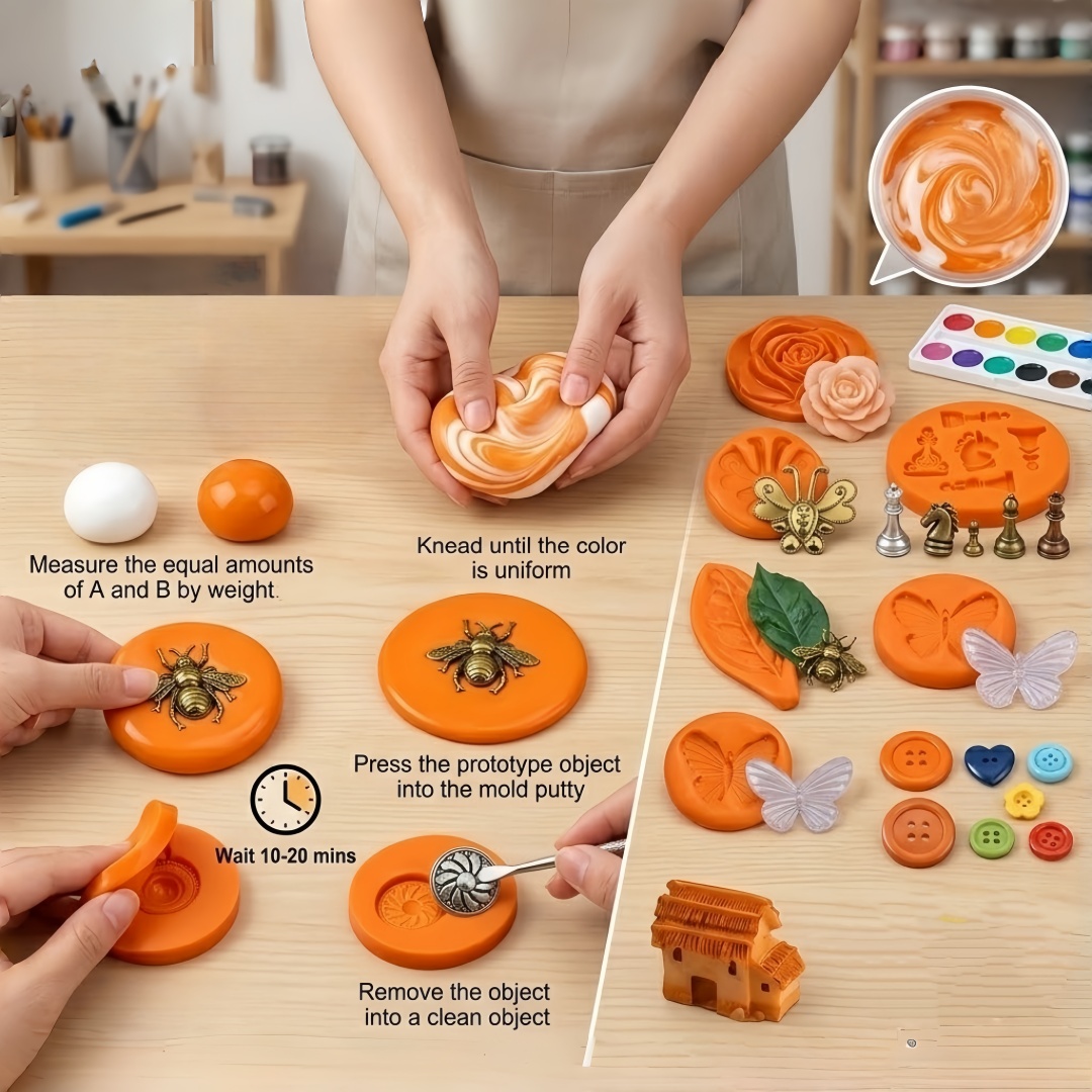 Silicone Putty DIY Crafting Se - Resin Art Tools ulasan dan harga
