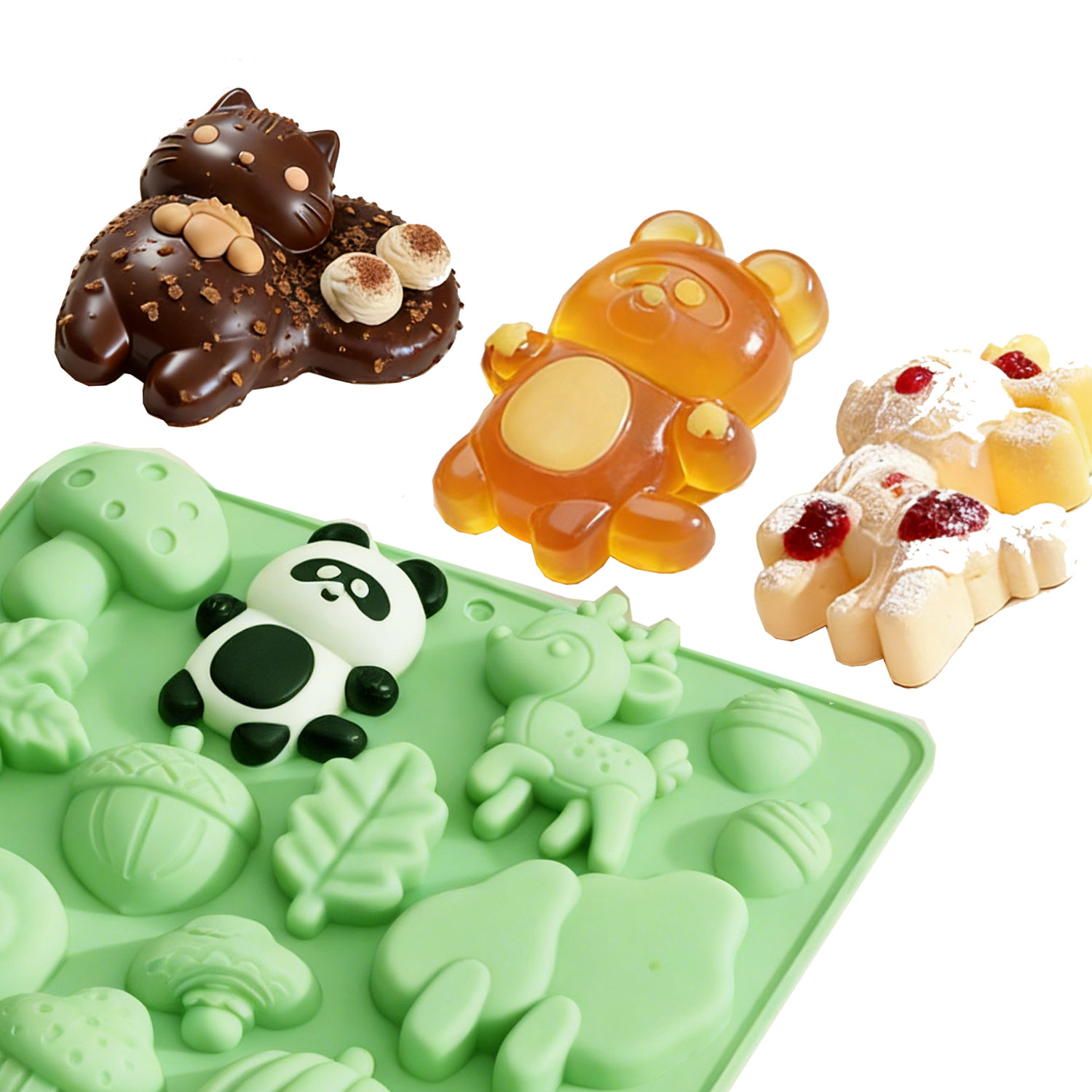 1 Silicone Cake Mold in the Sh - Resin Art Tools ulasan dan harga