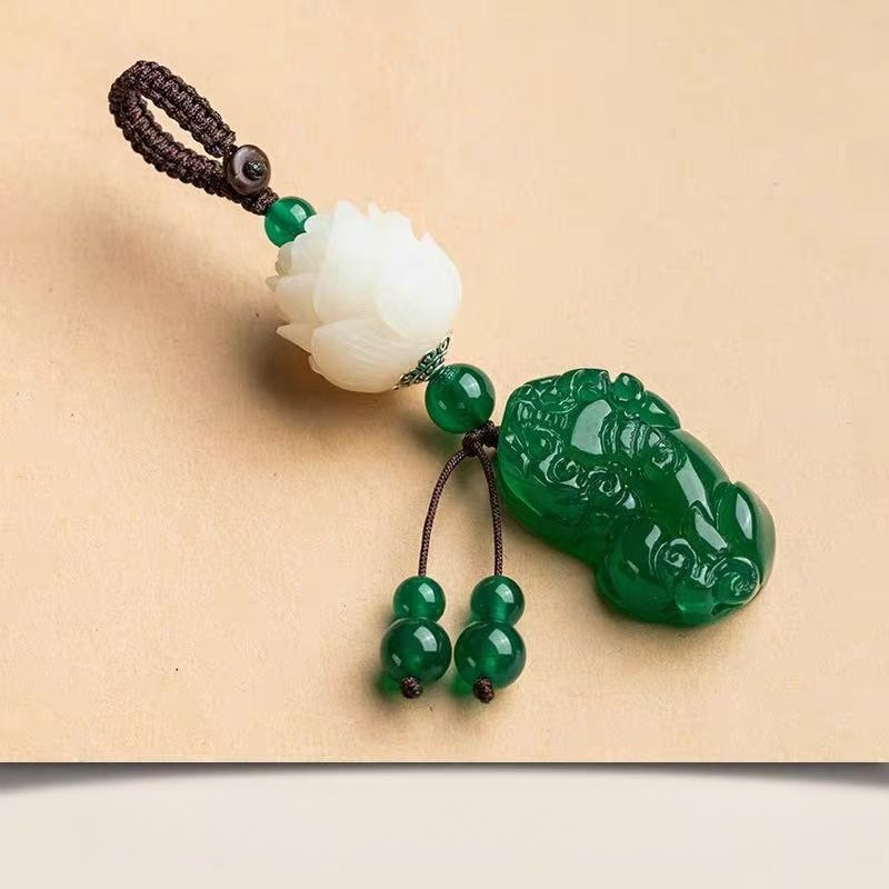 Pendant Lotus Keychain Car Cha - Resin Art A Keychain ulasan dan harga