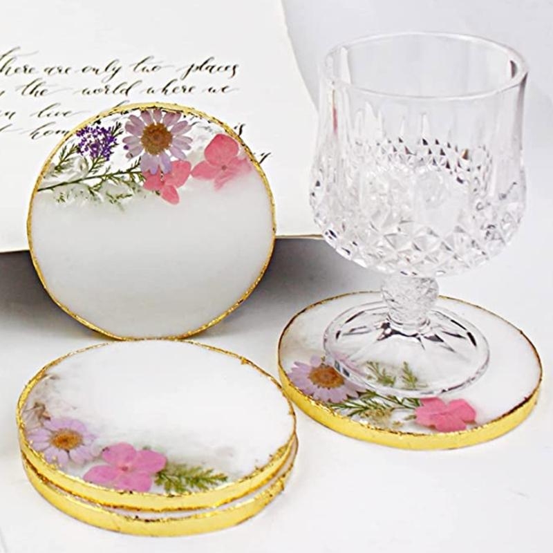 F92D Mold for Epoxy Resin Disc - Resin Art Coasters ulasan dan harga