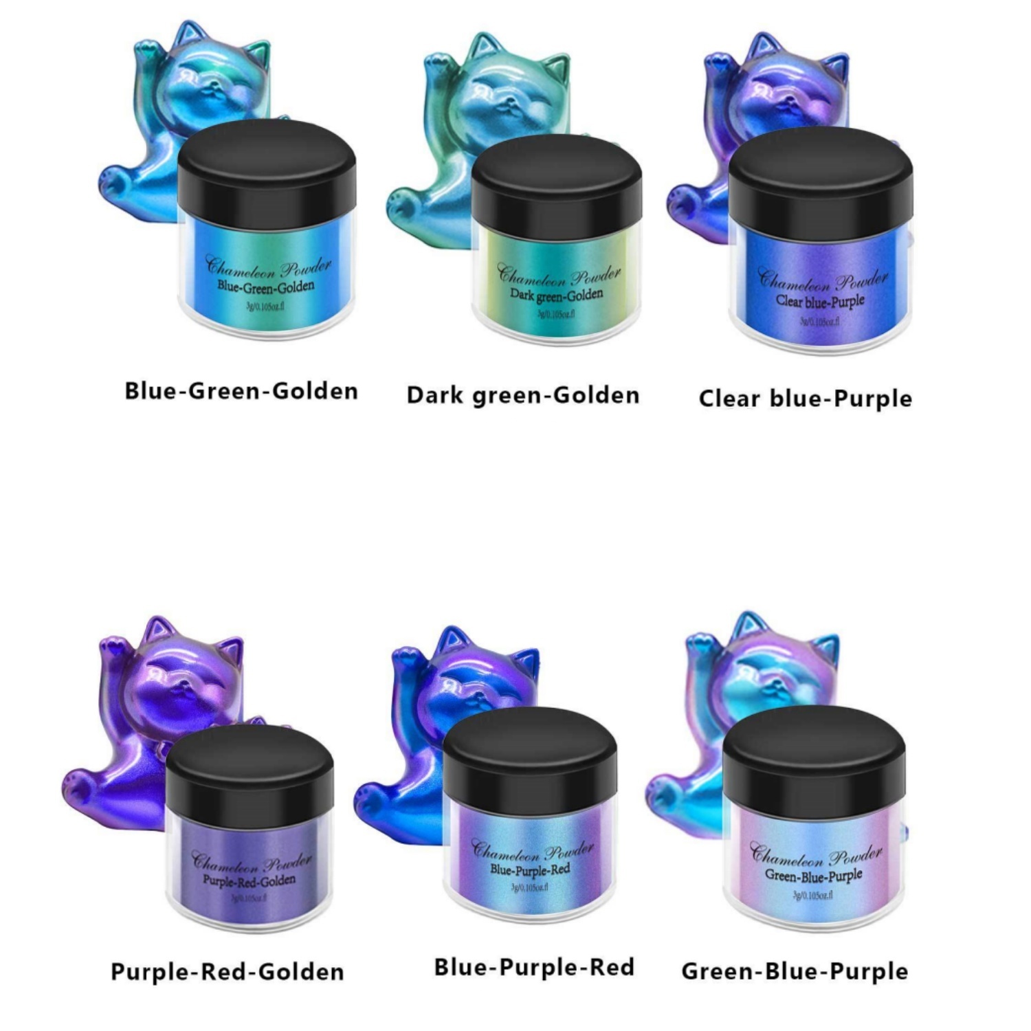 3g/Bottle Magic Mirror Powder  - Glitter Powder Resin ulasan dan harga