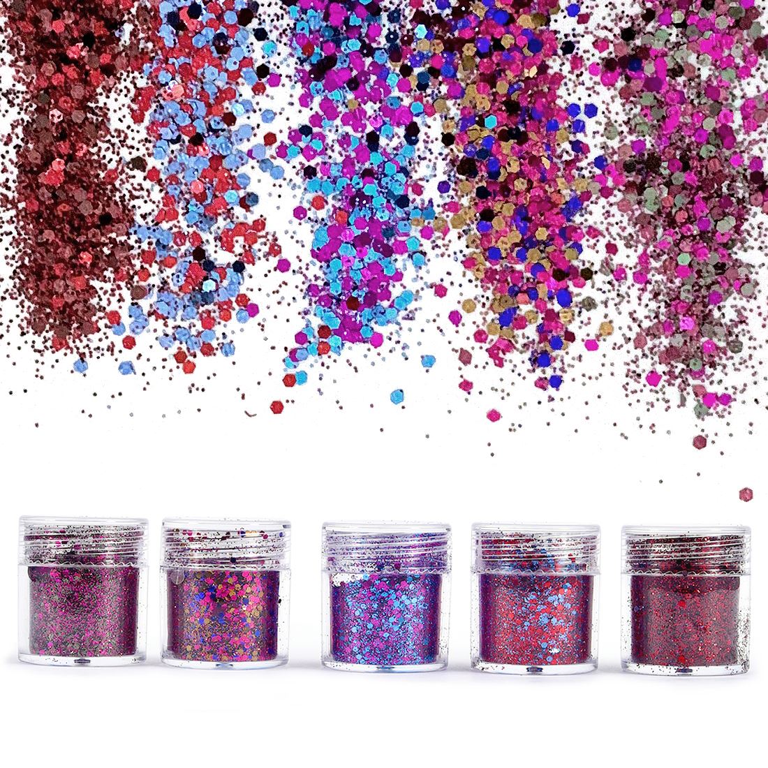 4/5 bottles Dreamlike Glitter  - Glitter Powder Resin ulasan dan harga