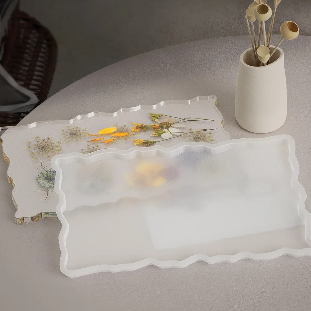 Tray Epoxy Resin Silicone Mold - Resin Art Coasters ulasan dan harga