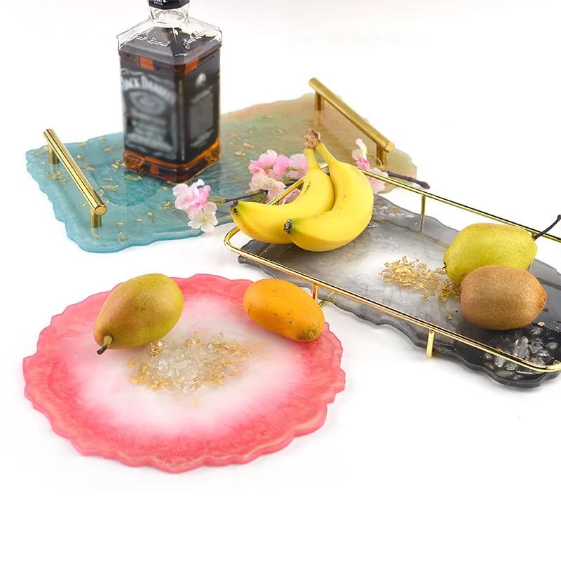 Tray Epoxy Resin Silicone Mold - Resin Art Coasters ulasan dan harga