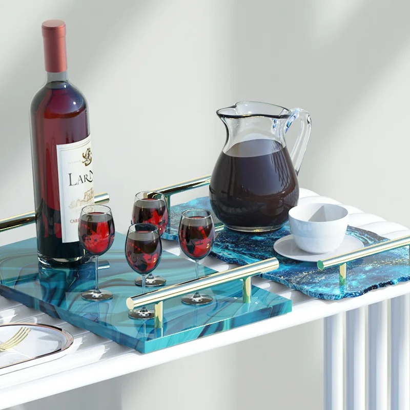 Tray Epoxy Resin Silicone Mold - Resin Art Coasters ulasan dan harga