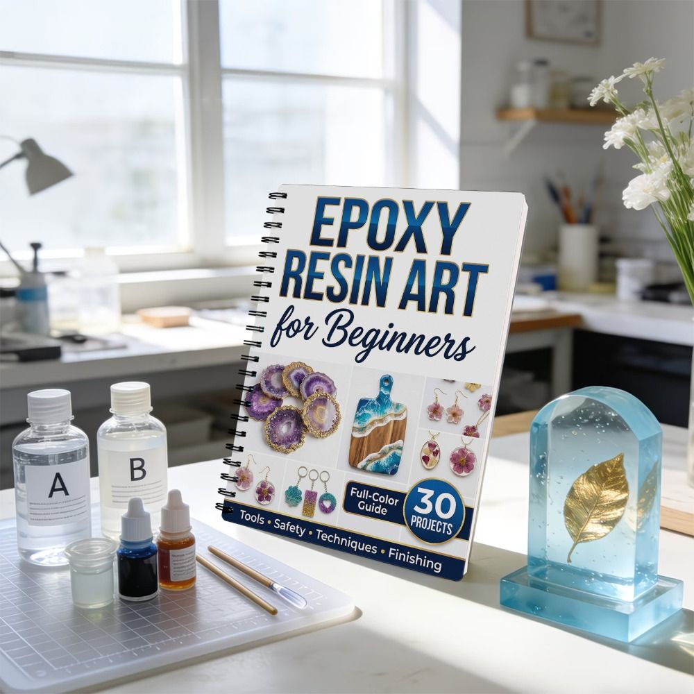 Step-by-Step Epoxy Resin Art H - Resin Art Guide Book ulasan dan harga
