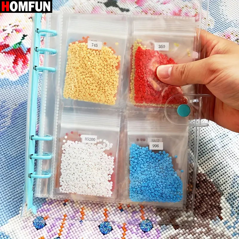 HOMFUN 113pcs Diamond Painting - Resin Art Guide Book ulasan dan harga