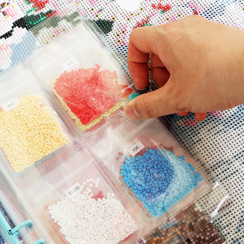 HOMFUN 113pcs Diamond Painting - Resin Art Guide Book ulasan dan harga