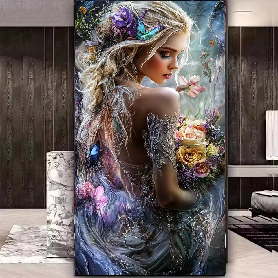 Big Size Fantasy Flowers Woman - Resin Art Kit For Beginners ulasan dan harga